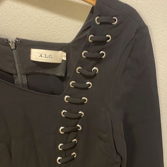 ALC Luca Grommet Lace up dress - Picture 3 of 12